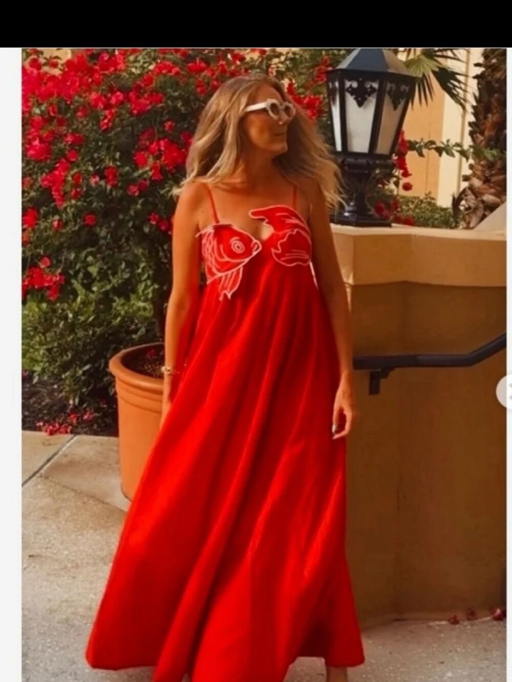 Farm Rio Red Fishtop Maxidress - Picture 3 of 6
